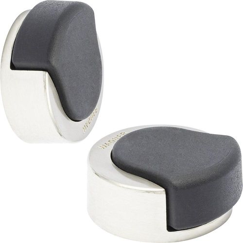 4001073153866 - Boden- Wandtürstopper LxBxH 39 x 38 x 15 mm VE 2 Stk Edelstahl-Optik Wagner