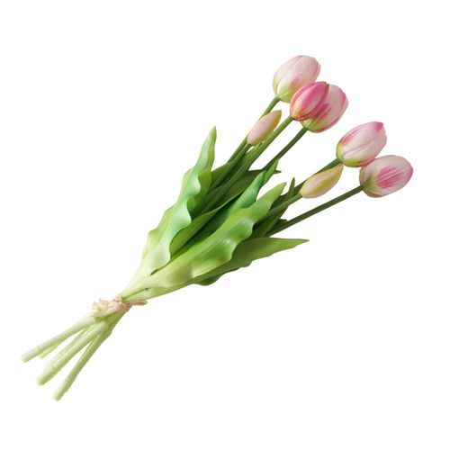 4066076497263 - Dekostrauß Tulpen künstlich 40 cm rosa