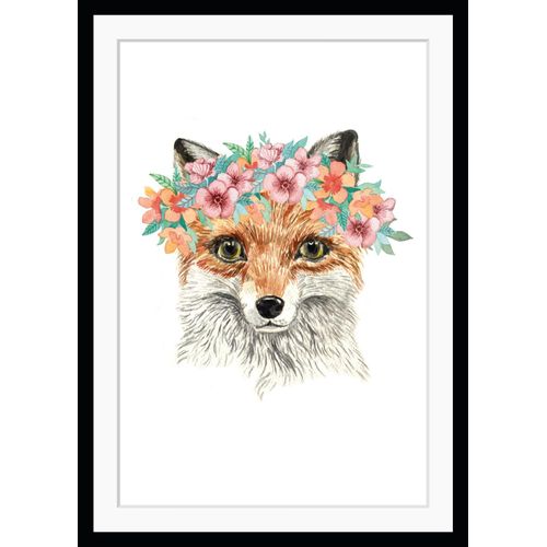 4049009891390 - Bild QUEENCE Viola Bilder Gr B H 30 cm x 40 cm Wandbild Füchse Hochformat rosa (rosa braun) Kunstdrucke Fuchs gerahmt Blumen 4049009891390 - Bild QUEENCE Viola Bilder Gr B H 30 cm x 40 cm Wandbild Füchse Hochformat rosa (rosa braun) Kunstdrucke Fuchs gerahmt Blumen
