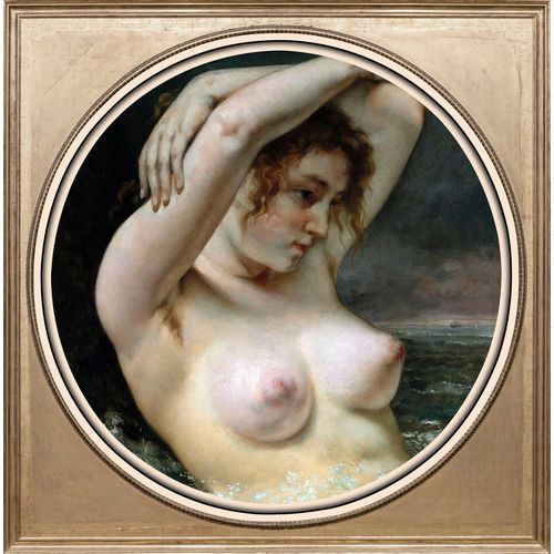 4049009084259 - Acrylglasbild »Aktzeichnung I« Anatomie-Kunst-Frau-Gemälde-Erotische Bilder Fine Art-Print in Galeriequalität