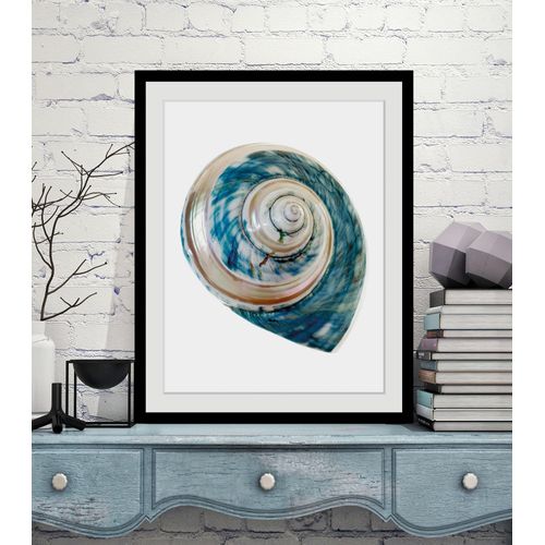 4049009845973 - Bild QUEENCE Lukas Bilder Gr B H 30 cm x 40 cm Wandbild Meer Hochformat 1 St blau Bild Kunstdruck Bilder mit Rahmen
