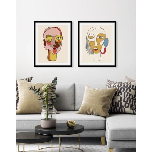 4049009844709 - Bild QUEENCE Santana Bilder Gr B H 50 cm x 70 cm Wandbild Abstrakt Hochformat 1 St bunt Bild Kunstdruck Bilder mit Rahmen 4049009844709 - Bild QUEENCE Santana Bilder Gr B H 50 cm x 70 cm Wandbild Abstrakt Hochformat 1 St bunt Bild Kunstdruck Bilder mit Rahmen