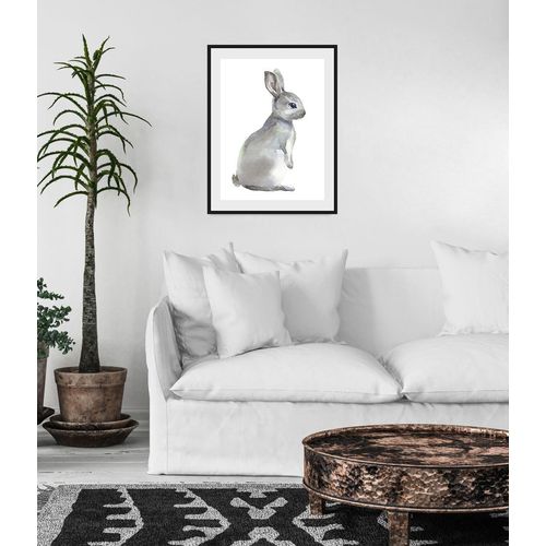 4049009930815 - Bild »Millie« Hase-Hasen-Schwarz-Weiss-Kunst-Haustiere (1 St) HD Premium Poster-Druck inkl Holzrahmen 4049009930815 - Bild »Millie« Hase-Hasen-Schwarz-Weiss-Kunst-Haustiere (1 St) HD Premium Poster-Druck inkl Holzrahmen