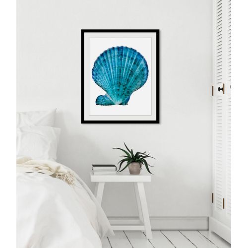4049009845645 - Bild QUEENCE Kain Bilder Gr B H 30 cm x 40 cm Wandbild Meer Hochformat 1 St blau Bild Kunstdruck Bilder mit Rahmen