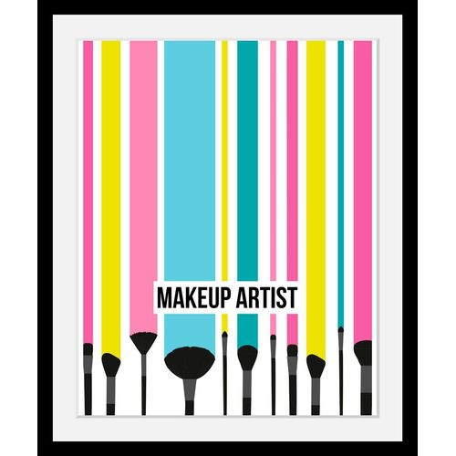 4049009076155 - Bild QUEENCE Makeup Artist Bilder Gr B H T 30 cm x 40 cm x 3 cm bunt Kunstdrucke Bilder in 3 Größen gerahmt