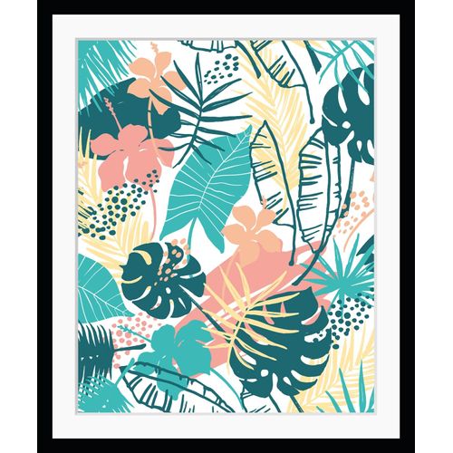 4049009848554 - Bild QUEENCE Jennifer Bilder Gr B H 30 cm x 40 cm Wandbild Blätter Hochformat bunt (pink gelb türkis blau) Kunstdrucke Natur Dschungel Blätter gerahmt 4049009848554 - Bild QUEENCE Jennifer Bilder Gr B H 30 cm x 40 cm Wandbild Blätter Hochformat bunt (pink gelb türkis blau) Kunstdrucke Natur Dschungel Blätter gerahmt