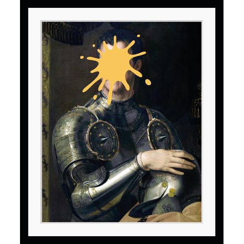 4049009890690 - Bild QUEENCE Enrico Bilder Gr B H 30 cm x 40 cm Wandbild Mann Hochformat gelb (gelb silber) Kunstdrucke Anzug gerahmt Mittelalter Rüstung Farbklecks Mann 4049009890690 - Bild QUEENCE Enrico Bilder Gr B H 30 cm x 40 cm Wandbild Mann Hochformat gelb (gelb silber) Kunstdrucke Anzug gerahmt Mittelalter Rüstung Farbklecks Mann