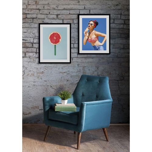 4049009836889 - Bild »Daniela« Frau-Bilder von Frauen-Art-Kunst-Fashion-Mode-Magazincover-Süssigkeiten (1 St) HD Premium Poster-Druck inkl Holzrahmen