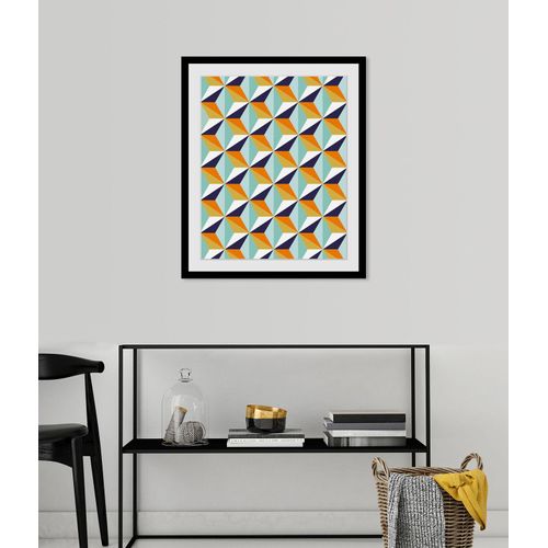 4049009847670 - Bild QUEENCE Houston Bilder Gr B H 50 cm x 70 cm Wandbild Abstrakt Hochformat 1 St bunt Bild Kunstdruck Bilder mit Rahmen