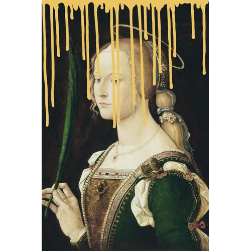 4049009811114 - Acrylglasbild »Frau mit Farbklecks« Kunst-Gemälde-Frau-Bilder von Frauen-Historische Persönlichkeiten-Formen Fine Art-Print in Galeriequalität