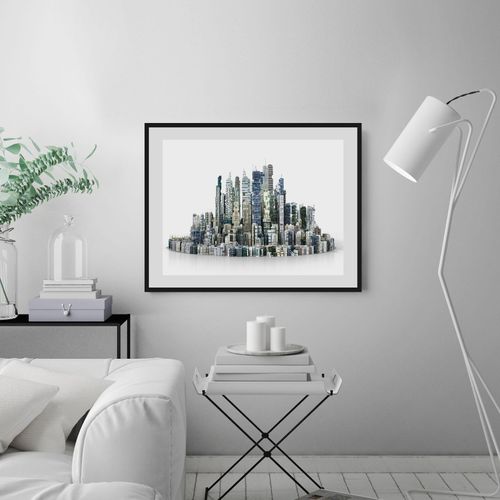 4049009842316 - Bild QUEENCE Big City Life Bilder Gr B H 40 cm x 30 cm Wandbild Städte Querformat 1 St grau Bild Kunstdruck Bilder mit Rahmen 4049009842316 - Bild QUEENCE Big City Life Bilder Gr B H 40 cm x 30 cm Wandbild Städte Querformat 1 St grau Bild Kunstdruck Bilder mit Rahmen