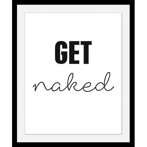 4049009611448 - Bild QUEENCE get naked Bilder Gr B H T 40 cm x 50 cm x 3 cm schwarz Kunstdrucke Bilder in 3 Größen gerahmt
