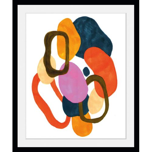 4049009844921 - Bild QUEENCE Joko Bilder Gr B H 30 cm x 40 cm Wandbild Abstrakt Hochformat 1 St bunt Bild Kunstdruck Bilder mit Rahmen
