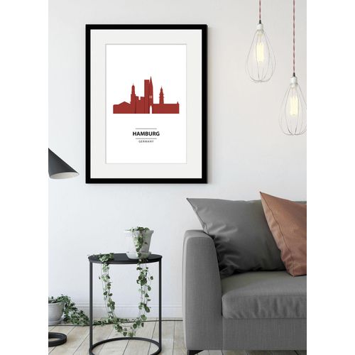 4049009839248 - Bild QUEENCE Hamburg Color Splash Bilder Gr B H 50 cm x 70 cm Wandbild Städte Hochformat 1 St rot Bild Kunstdruck Bilder mit Rahmen 4049009839248 - Bild QUEENCE Hamburg Color Splash Bilder Gr B H 50 cm x 70 cm Wandbild Städte Hochformat 1 St rot Bild Kunstdruck Bilder mit Rahmen