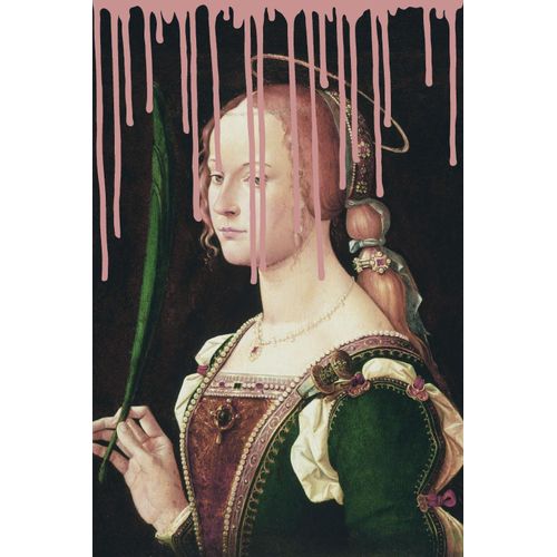 4049009530640 - Acrylglasbild »Frau mit Farbklecks« Kunst-Gemälde-Frau-Bilder von Frauen-Historische Persönlichkeiten-Formen Fine Art-Print in Galeriequalität