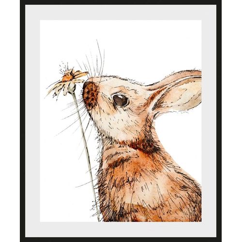 4049009864783 - Bild QUEENCE Agilo braun (farbe rahmen schwarz farbe bild(er) braun) B50cm H70cm Acrylglas Papier Holz Bilder HD Premium Poster-Druck inkl Holzrahmen