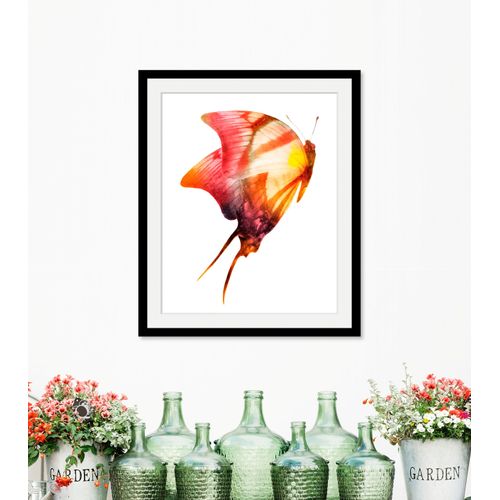 4049009846604 - Bild QUEENCE Darleen Bilder Gr B H 30 cm x 40 cm Wandbild Schmetterlinge Hochformat 1 St rot Bild Kunstdruck Bilder mit Rahmen 4049009846604 - Bild QUEENCE Darleen Bilder Gr B H 30 cm x 40 cm Wandbild Schmetterlinge Hochformat 1 St rot Bild Kunstdruck Bilder mit Rahmen
