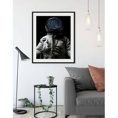 4049009842767 - Bild QUEENCE Astronaut Bilder Gr B H 30 cm x 40 cm Wandbild Hochformat 1 St blau Bild Kunstdruck Bilder mit Rahmen 4049009842767 - Bild QUEENCE Astronaut Bilder Gr B H 30 cm x 40 cm Wandbild Hochformat 1 St blau Bild Kunstdruck Bilder mit Rahmen