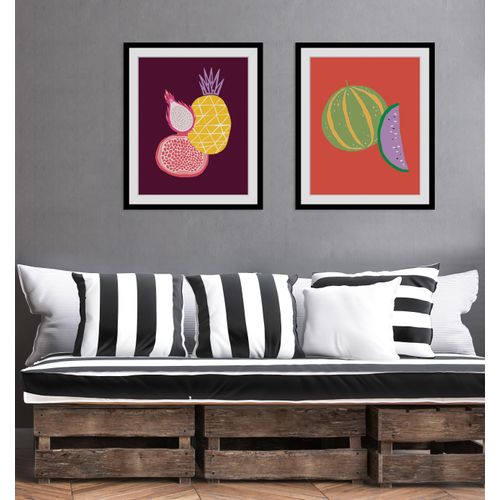 4049009919971 - Bild »Aylin« Obst-Obst Bilder-Lebensmittel-Essen-Kunst-Figuren (1 St) HD Premium Poster-Druck inkl Holzrahmen