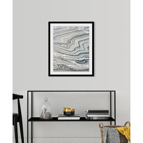 4049009847892 - Bild QUEENCE Andrea Bilder Gr B H 30 cm x 40 cm Wandbild Abstrakt Hochformat 1 St grau Bild Kunstdruck Bilder mit Rahmen