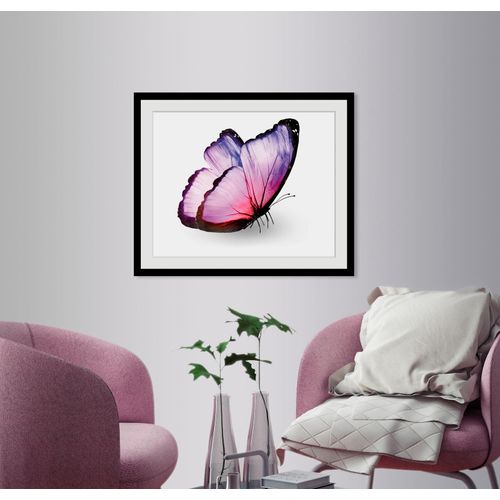 4049009846949 - Bild QUEENCE Alex Bilder Gr B H 50 cm x 40 cm Wandbild Schmetterlinge Querformat 1 St lila Bild Kunstdruck Bilder mit Rahmen 4049009846949 - Bild QUEENCE Alex Bilder Gr B H 50 cm x 40 cm Wandbild Schmetterlinge Querformat 1 St lila Bild Kunstdruck Bilder mit Rahmen