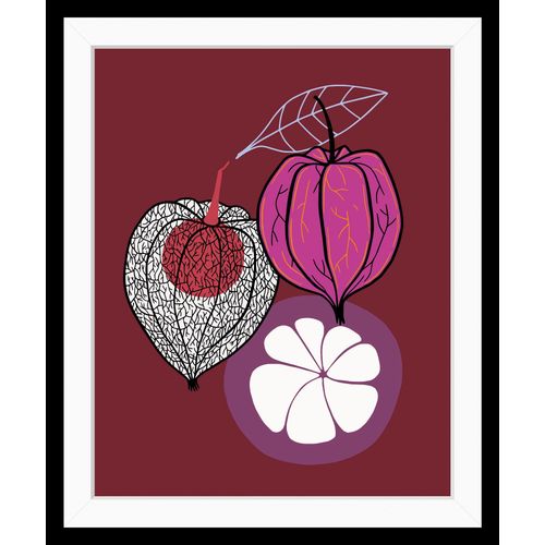4049009919834 - Bild »Marlene« Obst-Obst Bilder-Lebensmittel-Essen-Kunst-Figuren (1 St) HD Premium Poster-Druck inkl Holzrahmen