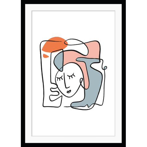 4049009891529 - Bild QUEENCE Alea Bilder Gr B H 30 cm x 40 cm Wandbild Abstrakt Hochformat bunt (rosa orange babyblau) Kunstdrucke Gesicht Figuren Abstrakt gerahmt 4049009891529 - Bild QUEENCE Alea Bilder Gr B H 30 cm x 40 cm Wandbild Abstrakt Hochformat bunt (rosa orange babyblau) Kunstdrucke Gesicht Figuren Abstrakt gerahmt