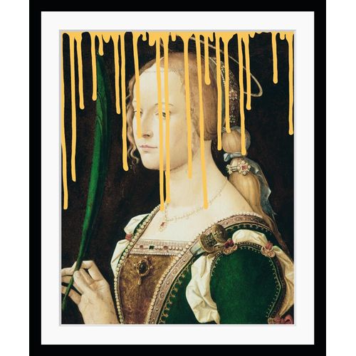 4049009888581 - Bild QUEENCE Emely Bilder Gr B H 30 cm x 40 cm Wandbild Frau Hochformat gelb (gelb grün) Kunstdrucke gerahmt Frau Mittelalter Kleid Farbklecks 4049009888581 - Bild QUEENCE Emely Bilder Gr B H 30 cm x 40 cm Wandbild Frau Hochformat gelb (gelb grün) Kunstdrucke gerahmt Frau Mittelalter Kleid Farbklecks
