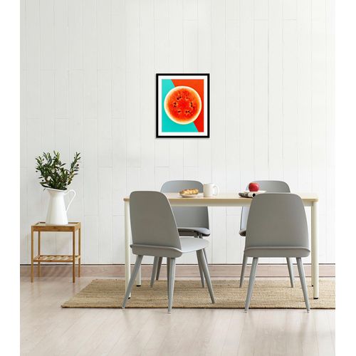 4049009921806 - Bild QUEENCE Nils Bilder Gr B H 50 cm x 70 cm Wandbild Hochformat 1 St orange Bild Kunstdruck Bilder mit Rahmen