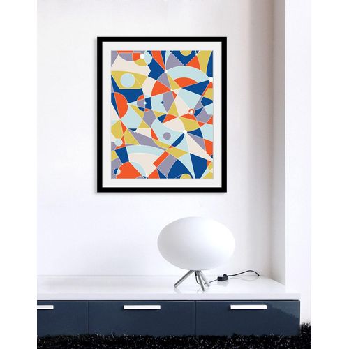 4049009847250 - Bild QUEENCE Selena Bilder Gr B H 50 cm x 70 cm Wandbild Abstrakt Hochformat 1 St bunt Bild Kunstdruck Bilder mit Rahmen