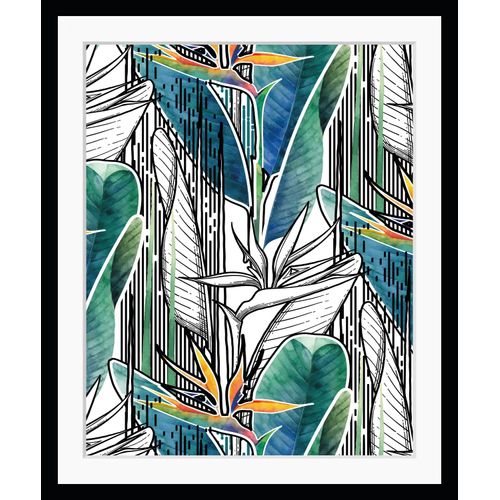 4049009868811 - Bild QUEENCE Watson Bilder Gr B H 30 cm x 40 cm Wandbild Blätter Hochformat bunt (blau grün gelb) Kunstdrucke Dschungel Blätter gerahmt Natur 4049009868811 - Bild QUEENCE Watson Bilder Gr B H 30 cm x 40 cm Wandbild Blätter Hochformat bunt (blau grün gelb) Kunstdrucke Dschungel Blätter gerahmt Natur