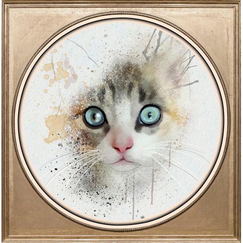 4049009602750 - Acrylglasbild »Katze« Haustiere-Gemälde-Kunst-Katze-Katzen-Katzenbilder Fine Art-Print in Galeriequalität