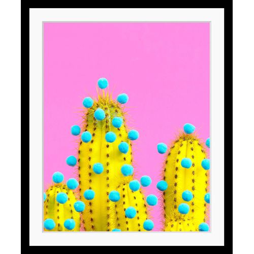 4049009894988 - Bild QUEENCE Livia Bilder Gr B H 30 cm x 40 cm Wandbild Pflanzen Hochformat bunt (rosa gelb blau) Kunstdrucke Kaktus gerahmt 4049009894988 - Bild QUEENCE Livia Bilder Gr B H 30 cm x 40 cm Wandbild Pflanzen Hochformat bunt (rosa gelb blau) Kunstdrucke Kaktus gerahmt