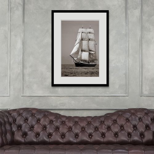 4049009837251 - Bild »Jack« Schiffe-Seelandschaft-Seebilder-Meer-Meer Bilder-Sport-historische Ereignisse (1 St) HD Premium Poster-Druck inkl Holzrahmen