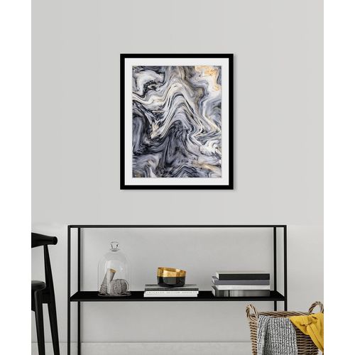 4049009847847 - Bild QUEENCE Tobias Bilder Gr B H 40 cm x 50 cm Wandbild Abstrakt Hochformat 1 St grau Bild Kunstdruck Bilder mit Rahmen