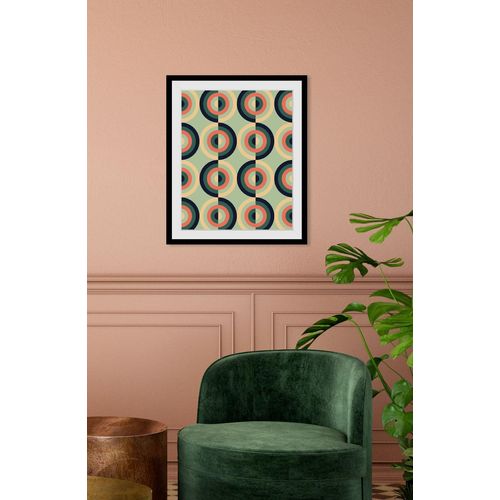 4049009847397 - Bild QUEENCE Kevin Bilder Gr B H 40 cm x 50 cm Wandbild Abstrakt Hochformat 1 St bunt Bild Kunstdruck Bilder mit Rahmen