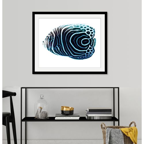 4049009845287 - Bild QUEENCE Dory Bilder Gr B H 40 cm x 30 cm Wandbild Meer Querformat 1 St blau Bild Kunstdruck Bilder mit Rahmen