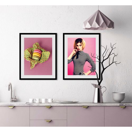 4049009830993 - Bild »Matilda« Frau-Bilder von Frauen-Art-Kunst-Fashion-Mode-Magazincover (1 St) HD Premium Poster-Druck inkl Holzrahmen