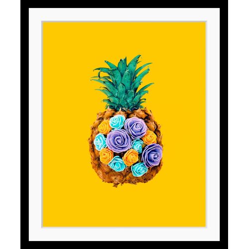 4049009921424 - Bild »Selem« Obst-Obst Bilder-Kunst-Lebensmittel-Ananas-Blumen HD Premium Poster-Druck inkl Holzrahmen 4049009921424 - Bild »Selem« Obst-Obst Bilder-Kunst-Lebensmittel-Ananas-Blumen HD Premium Poster-Druck inkl Holzrahmen