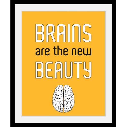 4049009250203 - Bild QUEENCE Brains Bilder Gr B H T 30 cm x 40 cm x 3 cm bunt Kunstdrucke Bilder in 3 Größen gerahmt