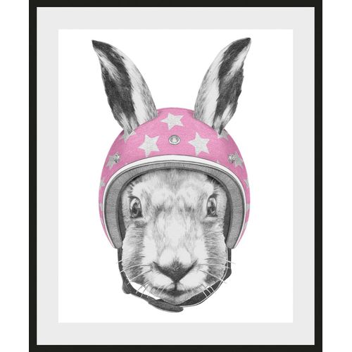 4049009930631 - Bild »Lykke« Hase-Hasen-Schwarz-Weiss-Kunst-Haustiere-Stern-Sterne (1 St) HD Premium Poster-Druck inkl Holzrahmen 4049009930631 - Bild »Lykke« Hase-Hasen-Schwarz-Weiss-Kunst-Haustiere-Stern-Sterne (1 St) HD Premium Poster-Druck inkl Holzrahmen
