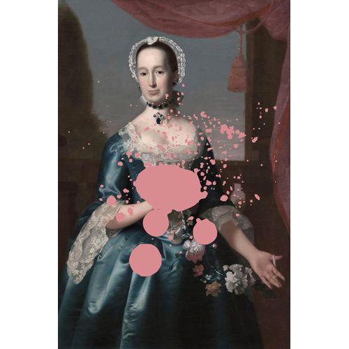 4049009110972 - Acrylglasbild »Frau mit Farbklecks« Kunst-Gemälde-Frau-Bilder von Frauen-Historische Persönlichkeiten-Formen Fine Art-Print in Galeriequalität