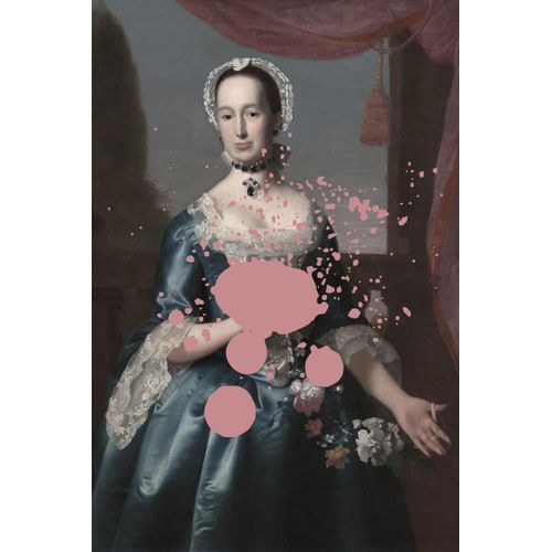 4049009352419 - Acrylglasbild »Frau mit Farbklecks« Kunst-Gemälde-Frau-Bilder von Frauen-Historische Persönlichkeiten-Formen Fine Art-Print in Galeriequalität