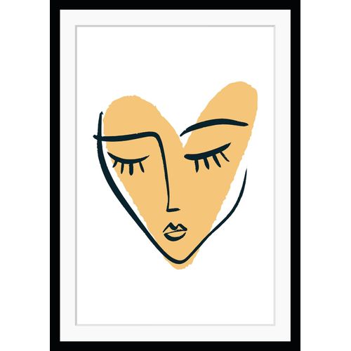 4049009891581 - Bild QUEENCE Finchen Bilder Gr B H 30 cm x 40 cm Wandbild Abstrakt Hochformat gelb Kunstdrucke Gesicht Figuren Abstrakt gerahmt 4049009891581 - Bild QUEENCE Finchen Bilder Gr B H 30 cm x 40 cm Wandbild Abstrakt Hochformat gelb Kunstdrucke Gesicht Figuren Abstrakt gerahmt