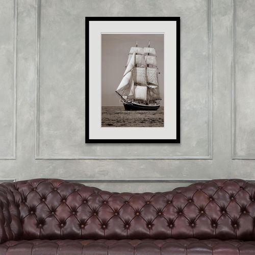 4049009837237 - Bild »Jack« Schiffe-Seelandschaft-Seebilder-Meer-Meer Bilder-Sport-historische Ereignisse (1 St) HD Premium Poster-Druck inkl Holzrahmen