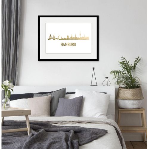 4049009837992 - Bild QUEENCE Hamburg Skyline GOLD Bilder Gr B H 50 cm x 40 cm Wandbild Städte Querformat 1 St goldfarben Bild Kunstdruck Bilder mit Rahmen 4049009837992 - Bild QUEENCE Hamburg Skyline GOLD Bilder Gr B H 50 cm x 40 cm Wandbild Städte Querformat 1 St goldfarben Bild Kunstdruck Bilder mit Rahmen