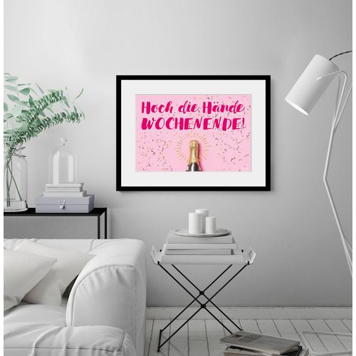 4049009929123 - Bild QUEENCE HOCH DIE HÄNDE WOCHENENDE Bilder Gr B H 50 cm x 40 cm Wandbild Sprüche & Texte Querformat 1 St rosa (rosa pink) Kunstdrucke Bilder 4049009929123 - Bild QUEENCE HOCH DIE HÄNDE WOCHENENDE Bilder Gr B H 50 cm x 40 cm Wandbild Sprüche & Texte Querformat 1 St rosa (rosa pink) Kunstdrucke Bilder