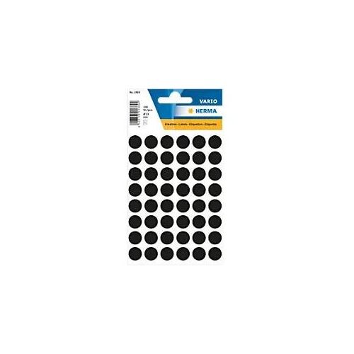 4008705702423 - HERMA Markierungspunkte 1869 Haftend Schwarz 13 x 13 mm 10 Stück à 240 Etiketten 4008705702423 - HERMA Markierungspunkte 1869 Haftend Schwarz 13 x 13 mm 10 Stück à 240 Etiketten