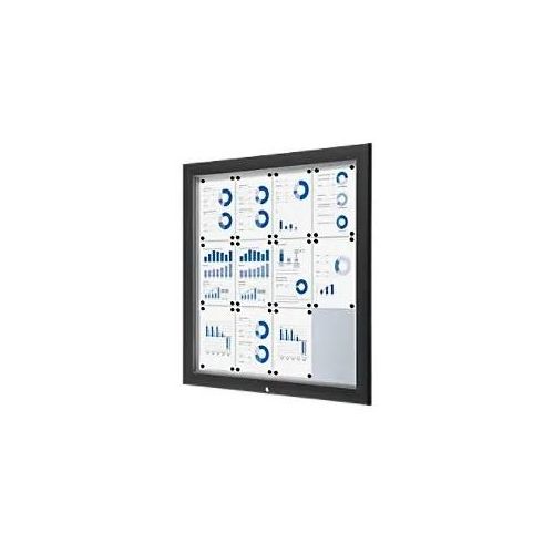 8595578321845 - SHOWDOWN Abschließbarer Schaukasten Magnetisch 1025 (B) x 1067 (H) cm Schwarz 12 x DIN A4 8595578321845 - SHOWDOWN Abschließbarer Schaukasten Magnetisch 1025 (B) x 1067 (H) cm Schwarz 12 x DIN A4