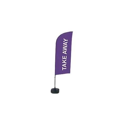 8596052143342 - SHOWDOWN Strandflagge Take Away Windform Violett 330 x 89 cm Einzel Aluminium 8596052143342 - SHOWDOWN Strandflagge Take Away Windform Violett 330 x 89 cm Einzel Aluminium